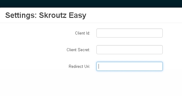 skroutz easy configuration